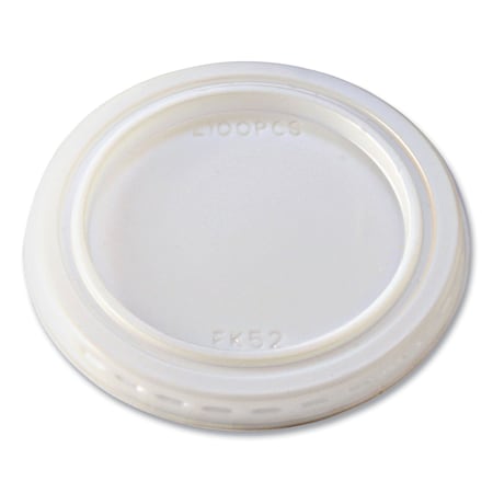 Fabri-Kal Portion Cup Lids, Fits 1 oz Squat Portion Cups, Clear, 2500PK 9500520